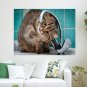 I Want To Drink Animal Background Art Poster Print 24x18 inch