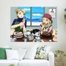 Hawkeye And Winry  Art Poster Print  24x18 inch