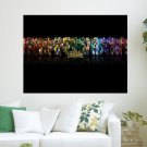League Of Legends Characters  Art Poster Print  24x18 inch