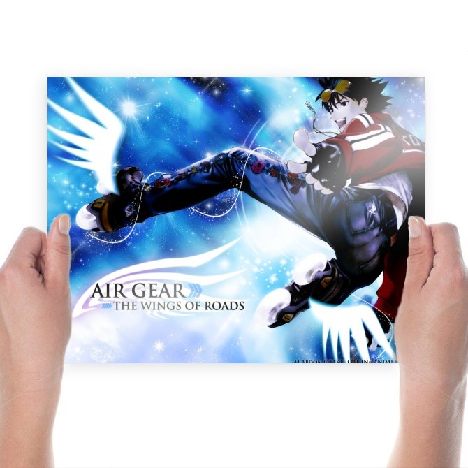 Ikki Air Gear Wing Road  Art Poster Print  24x18 inch