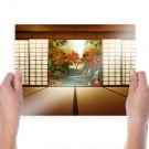 Japanese Room  Art Poster Print  24x18 inch