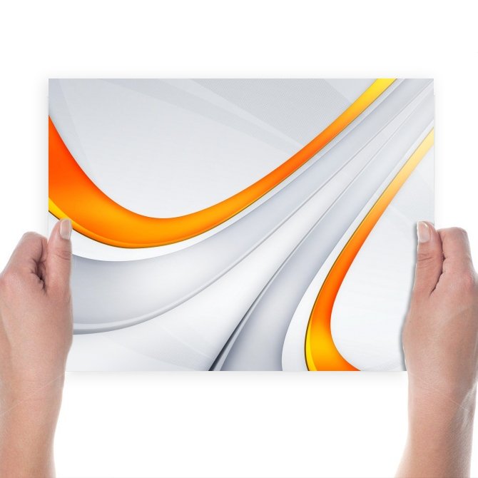 Vector Lines  Art Poster Print  24x18 inch