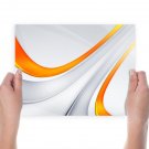Vector Lines  Art Poster Print  24x18 inch