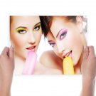 You Want Ice Cream Or  Art Poster Print  24x18 inch