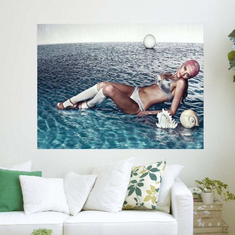 Pink World  Art Poster Print  24x18 inch