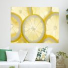 Fresh Lemon  Art Poster Print  24x18 inch