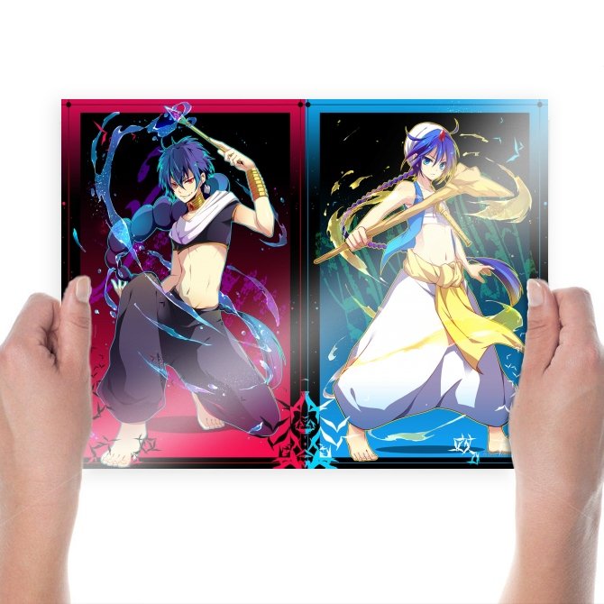 Magi The Labyrinth Of Magic  Art Poster Print  24x18 inch