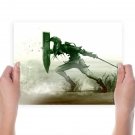 Warrior Fantasy Hd Art Poster Print  24x18 inch
