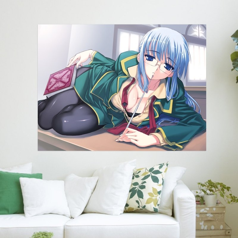 Sexy School Teacher  Art Poster Print  24x18 inch