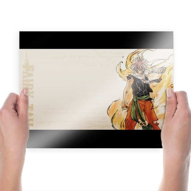 Natsu Dragneel  Art Poster Print  24x18 inch