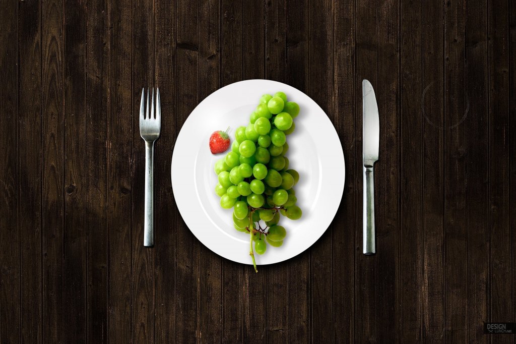 Grapes With Knives And Fork Artwork Samsung Galaxy S