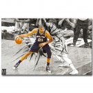 Tim Duncan NO 21 San Antonio Spurs MVP NBA Poster 32x24