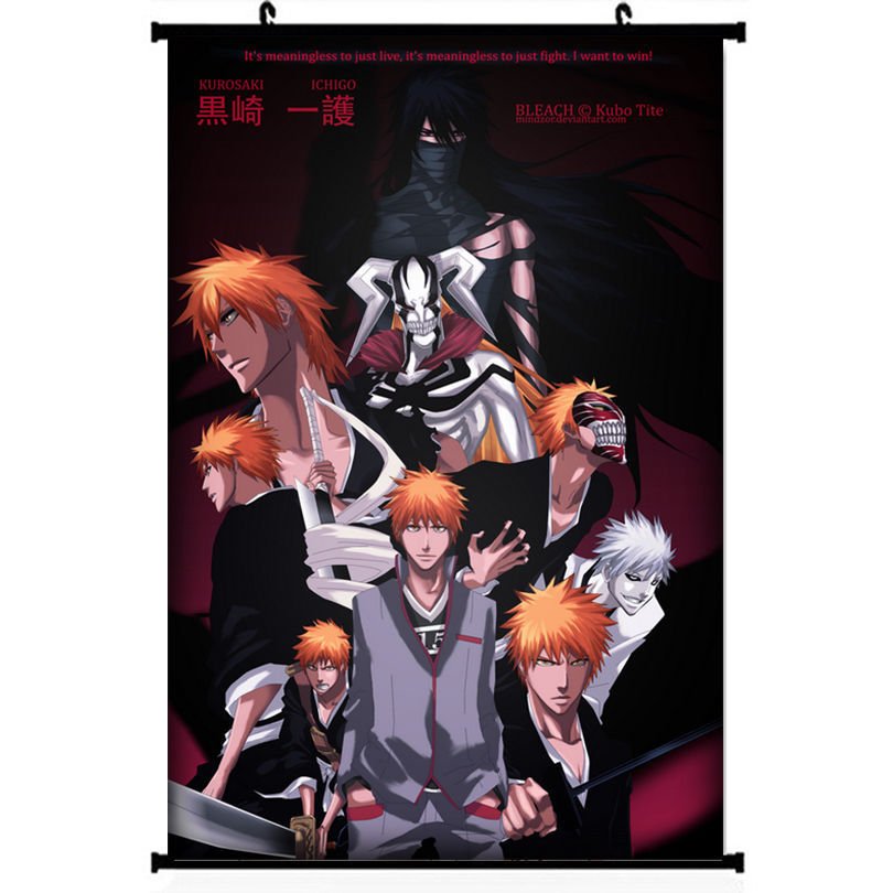 Bleach Kurosaki Ichigo Anime Poster Wall 32x24