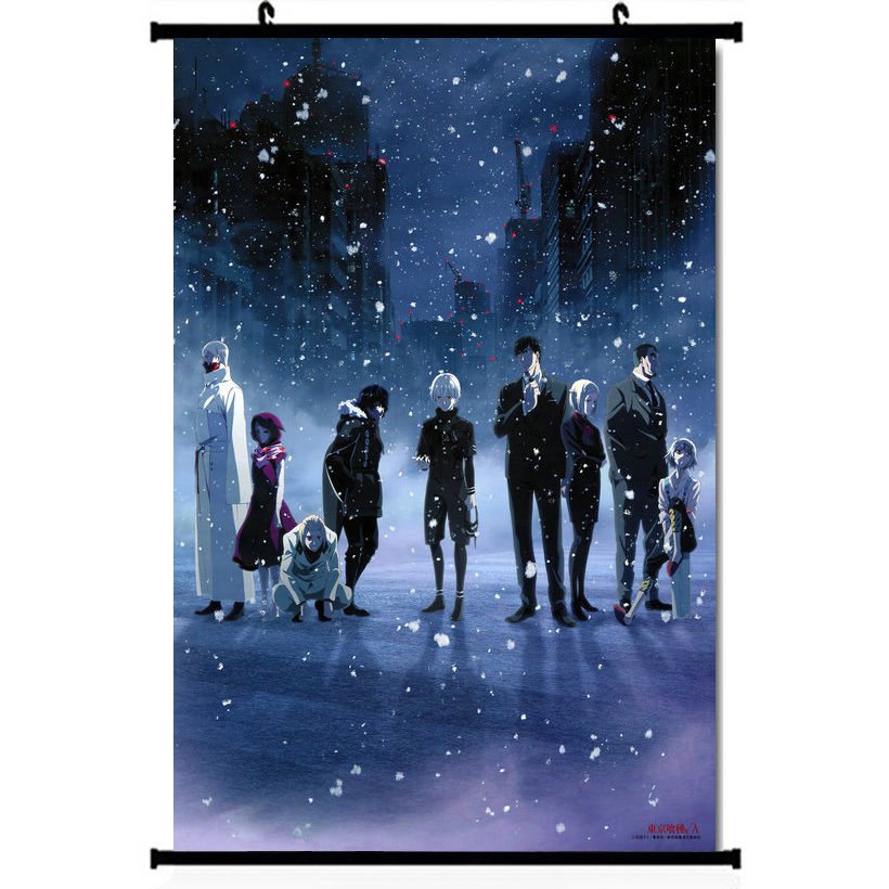 Tokyo Ghoul Anime Art Poster Wall Home Decor 32x24