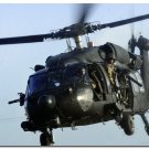 Black Hawk Helicopter Art Poster Military Fans Wall Decor 32x24