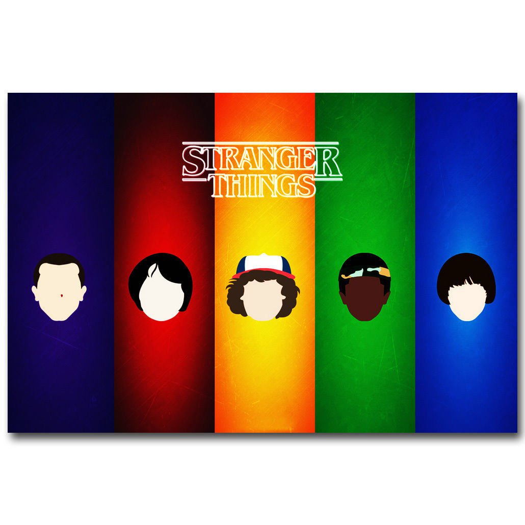 Stranger Things New TV Series Minimalist Poster 32x24