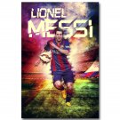 Lionel Messi Barcelona Soccer Star Sport Poster Print 32x24