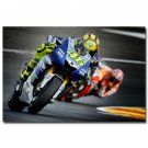 Valentino Ross MotoGP Riders Star Sports Art Poster 32x24