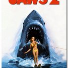 Jaws 2 Classic Movie Art Poster Pictures 32x24