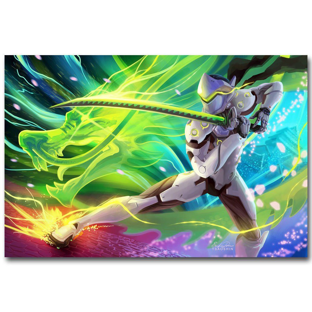 GENJI Overwatch New Game Poster 32x24