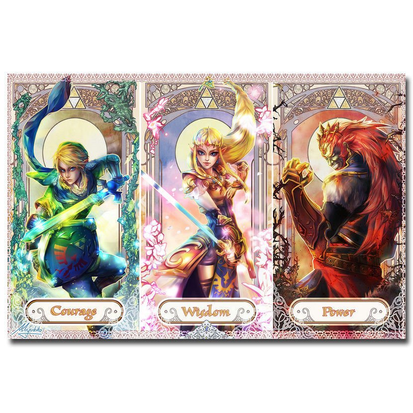 The Legend Of Zelda 25th Anniversar Games Poster Prints 32x24