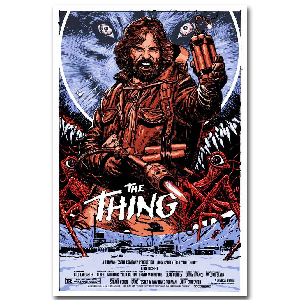 THE THING Movie Horror John Carpenter Alien Poster 32x24