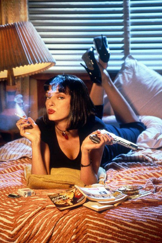 Pulp Fiction Classic Movie Art Wall Poster Uma Thurman 32x24