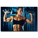Weightlifting Bodybuilding Fitness Motivational Poster 32x24