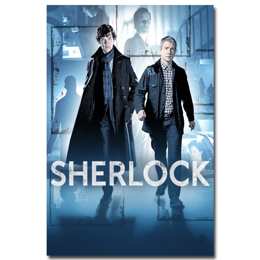 Sherlock TV Series Art Poster 32x24