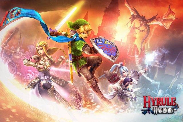 The Legend Of Zelda 25th Anniversary Game Art Poster Hyrule Warriors 32x24