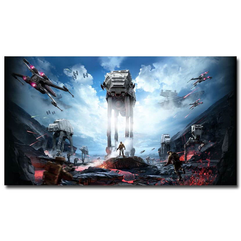Star Wars Battlefront Game Poster Wall Decor 32x24