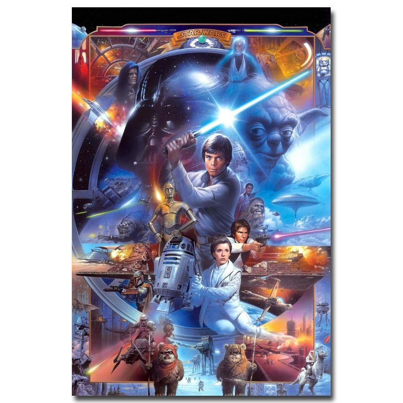 Star Wars 7 Classic Movie Poster 32x24