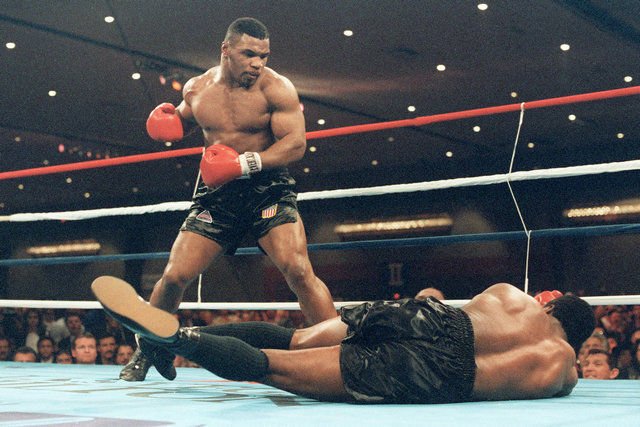 Mike Tyson Boxing Boxer Vintage Art Poster 32x24