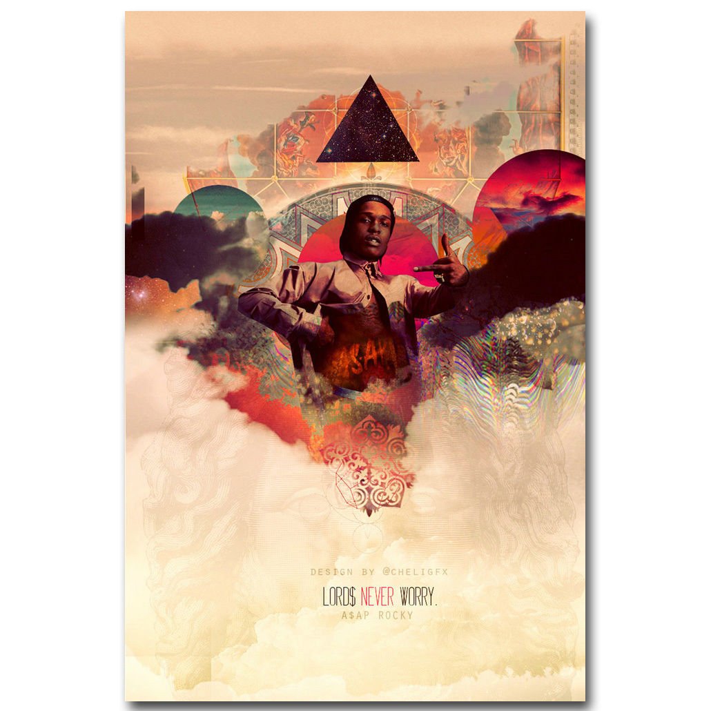 ASAP ROCKY Rapper Music Singer Poster Prints 32x24