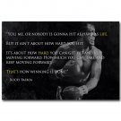 Rocky Balboa Inspirational Motivational Movie Quotes Poster 32x24