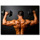 Bodybuilding Fitness Motivational Poster Gym Decor 32x24