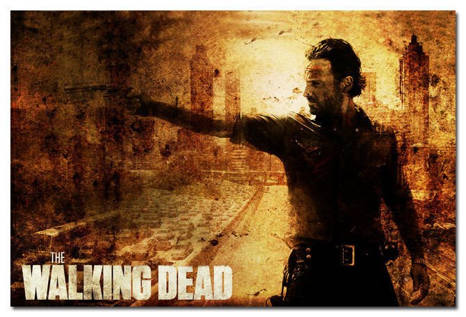 The Walking Dead Season 4 TV Show Art Poster 32x24