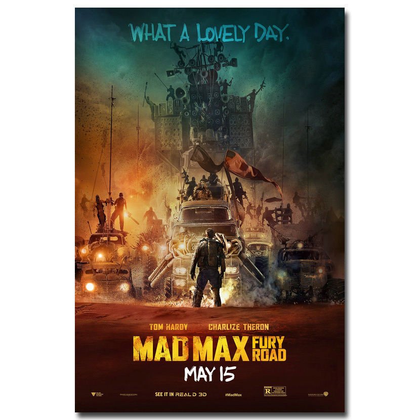 Mad Max Fury Road Movie Wall Poster 32x24