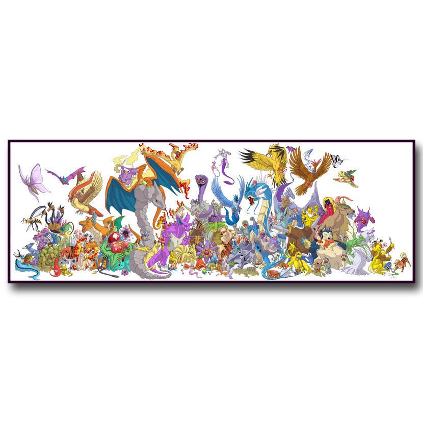 Pokemon Pikachu Anime Poster Pocket Monster 32x24