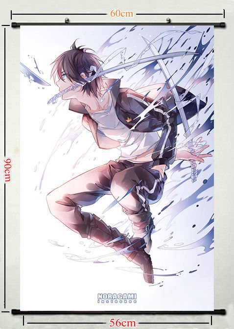 Noragami Anime Art Poster Wall Yato Iki Hiyori 32x24