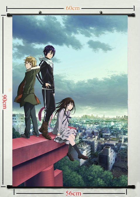 Noragami Anime Art Poster Wall Yato Iki Hiyori 32x24