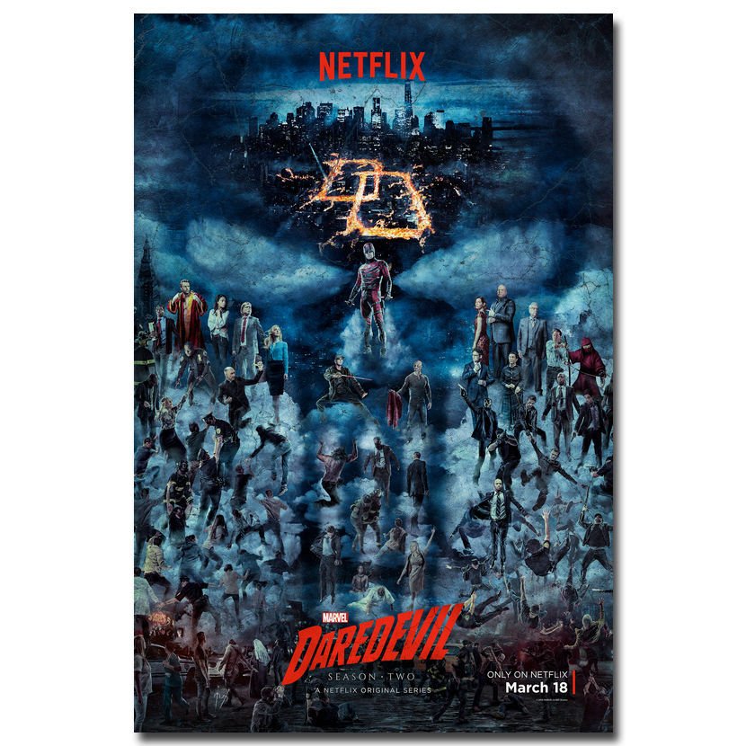 Daredevil Superheroes Season 2 TV Series Poster 32x24