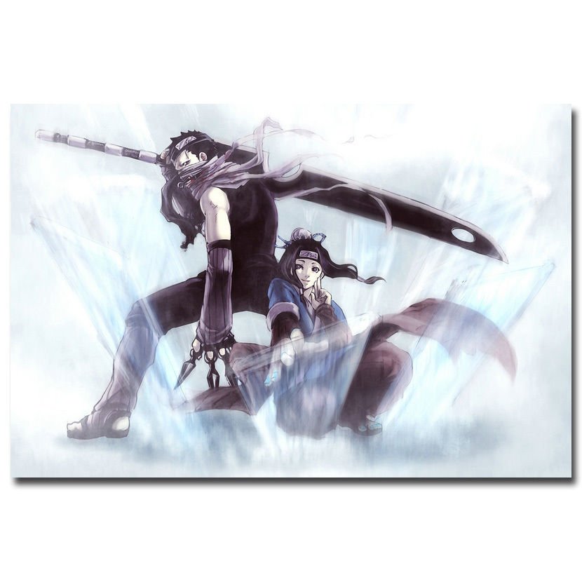 Zabuza And Haku Naruto Anime Nice Art Poster Print 32x24