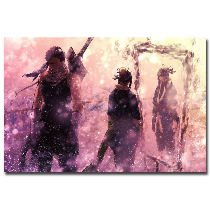 Zabuza And Haku Naruto Anime Art Poster HD Print 32x24
