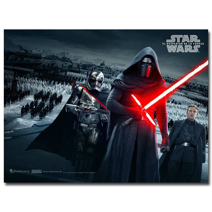 Star Wars Episode 7 The Force Awakens Movie Poster Kylo Ren 32x24