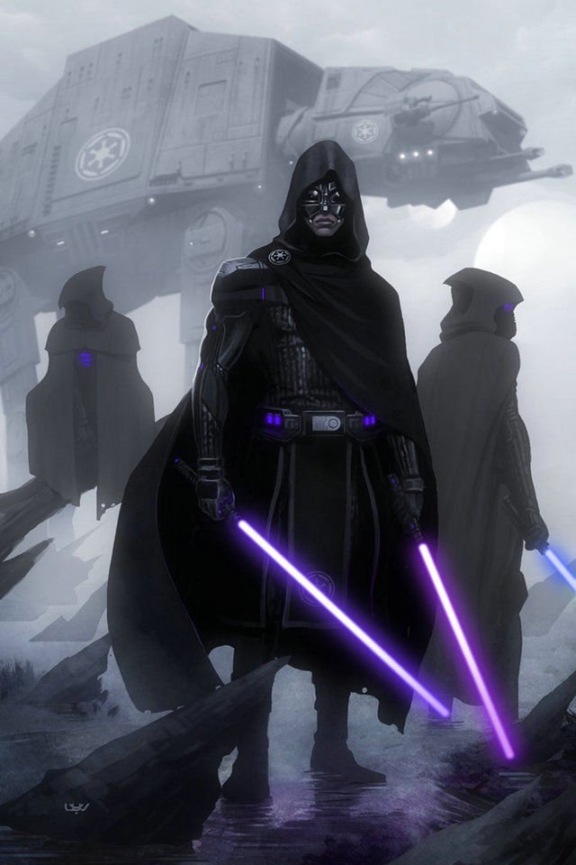 Jedi Hunters Star Wars 7 The Force Awakens Movie Art Poster 32x24