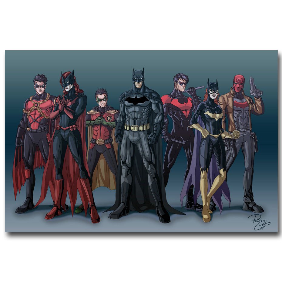 Batman DC Superheroes Comic Poster Catwoman Red Hood 32x24