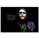 Batman The Dark Knight Joker Quotes Motivational Art Poster 32x24