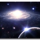 Outer Space Nasa Universe Galaxy Art Poster Star Planet 32x24