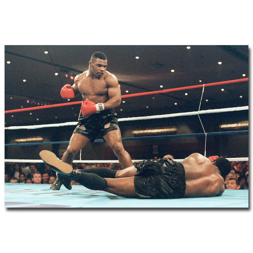 Mike Tyson Boxing Boxer Vintage Art Poster 32x24